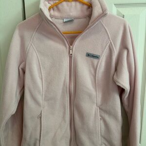 Columbia Light Pink Fleece Zip-Up